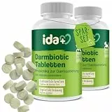 Ida Plus Darmbiotic – TESTSIEGER – Probiotika zur Darmsanierung für den Hund - Darmflora aufbauen nach Durchfall - gesunde aktive Darmbakterien – Immunsystem – Regulierung Verdauung – 240 Tabletten