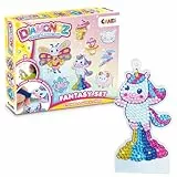 DIAMONDZ CRYSTAL PAINTING Starter Set Fantasy - Diamond Painting Kinder Aufkleber & Sonnenfänger Set, DIY Diamant Malerei Bastelset, Mosaikherstellung für Kinder