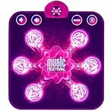 LEAPRCSTORE Tanzmatte für Kinder ab 4-12 Jahre Mädchen, Musikmatte mit 6 Leuchtenden Pfeilen, 5 Spielmodi und LED Anzeige, Weihnachten Geburtstag Spielzeug Geschenke für Junge & Mädchen