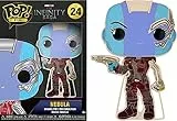 Loungefly POP! Large Enamel Enamel Pin MARVEL INFINITY SAGA: NEBULA - Nebula - Avengers Infinity War Emaille-Nadeln - Niedliche Brosche Zum Sammeln - Für Rucksäcke & Taschen - Geschenkidee