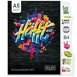 Häfft® Original Hausaufgabenheft 2026 2027 A5 - der ultimative Schülerkalender mit Facts & Fun - Schülerplaner, Schulplaner 'Graffiti'