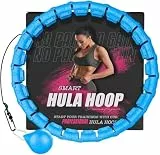 Active 100 Gewichteter Hula Hoop, Infinity Smart Hula Hoops mit 16 Knoten, 360 Grad Auto-Spinning Ballmassage, Infinity Hoop für Erwachsene, Fitnessgerät zur Gewichtsabnahme