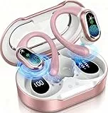Rolosar Bluetooth Kopfhörer, Kopfhörer Kabellos Bluetooth 5.4 Sport tiefer Bass, 50 std Spielzeit In Ear Kopfhörer mit 4 ENC Noise Cancelling Mic,Wasserdicht Ohrhörer LED-Anzeige, für Arbeit/Studium