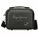 Pepe Jeans Cromwell Adaptable Kulturbeutel, Schwarz, 29 x 21 x 15 cm, starres ABS, 9,14 l, 0,63 kg