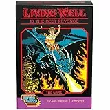 Cryptozoic - Living Well is The Best Revenge - Steven Rhodes Games Vol. 2 - Kaart- en dobbelspel - Met Retro illustraties Van Steven Rhodes - Leeftijd 14+ Jaar - 2-4 Spelers - Engels