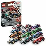 LEGO F1 Rennwagen zum Sammeln - 1 von 12 Spielzeugautos mit Helmen & Rädern - Modellauto - Formel 1 Teams - Ferrari, Mercedes, McLaren, Red Bull - Überraschungsbox - Kinder Geschenk ab 6 Jahren 71049