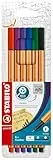 STABILO - Fineliner - point 88-6er Pack - 6 Farben