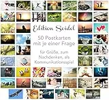 Edition Seidel Set 50 Premium Postkarten Motivationskarten Kommunikationstraining Konversation-Spiel Coaching Tools Karten Landschaften Natur Gefühlskarten Selbst-Achtsamkeit Sprüche