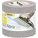Mirka Abranet Netz-Schleifrolle 115 mm x 10 m Klett/Korn P120 / 1 Rolle/zum Schleifen von Holz, Spachtel, Lack, Kunststoff / 545BY001123R
