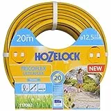 HOZELOCK - Tricoflex Ultraflex Schlauch Ø 12,5mm (1/2') 20 M: Flexibler Gartenschlauch, Wetterfest, Verdrehungs- und Verwindungsresistent, aus 40% recyceltem PVC [117002], Gelb
