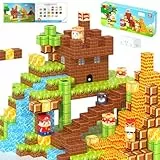 Coodoo Magnetblöcke Reisespielzeug in Metalldose – Magnetplättchen-Bausteine, STEM- & Montessori-Spielzeug für Kinder ab 3 Jahren. Ideal für Unterricht & sensorisches Spiel.