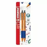 STABILO - Druck-Kugelschreiber - pointball - 2er Pack - blau