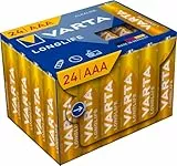VARTA Longlife AAA Batterien Cube 24er Pack