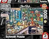 Schmidt Spiele 59656 Künstler-Atelier, 1000 Teile Secret Puzzle