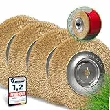 Fugenbürste 4er Set – Kompatibel mit Einhell BG-EG 1410, GC-EG 1410 & GC-CC 18 Li – Passend für Akku-Fugenreiniger & Unkrautbürste