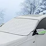 ARZARF Auto Windschutz Scheibe Abdeckung,für VW T-Cross T-ROC Tacqua Taigo nTaigun Auto Abdeckung Winter Windschutzscheiben Scheibe nabdeckung Auto Winter,B