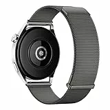 MroTech 22mm Armband Kompatibel mit Samsung Galaxy Watch 3 45mm/Galaxy Watch 46mm/Gear S3 Classic/S3 Frontier Ersatzarmband für Garmin Venu 3/Vivoactive 4,Mesh Magnet Metall Armband Edelstahl,Carbon