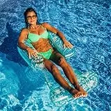 Misomo x Niclas Castello Pool Lounger Capri | Luftmatratze im Sessel Look| Maße: 142 x 92 cm | Aufblasbar in  1 Minute | Extra Starkes Material
