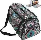 JOZEA Aufbewahrungstasche für Wolle, Häkelnadeln und Anderes Zubehör Aufbewahrungstasche, Tasche für Stricknadeln, lila(nur Tasche)