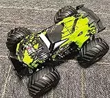Carox Ferngesteuertes Auto,2.4 GHz 25 km/h RC Auto,1:18 Off Road Monstertruck mit Scheinwerfer und Fahrgestellbeleuchtung Crawler Truck Spielzeug