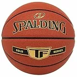 Spalding - TF Gold - Basketball - Größe 7 - Basketball - Zertifizierter Ball - Material ZK Composite - Indoor und Outdoor - Anti-Rutsch - Ausgezeichneter Grip
