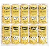 HARDY WORKING TOOLS 10x Malerwalze 10cm, Florhöhe 9mm, Durchmesse 30mm, Farbrolle, Malerrolle, Farbwalze, gelb-weiß