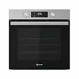 Bauknecht BBA285HU1I Einbau-Backofen 71 Liter, Multifunktionsofen mit 12 Funktionen, PowerHeißluft, versenkbare Knebel, Schwarz