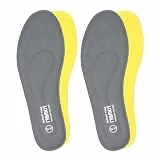 riemot 2 Paar Memory Schaum Einlegesohlen für Herren Komfort Einlegesohlen Weich Schuheinlagen für Sneaker Arbeitsschuhe Stiefel für Sneaker Arbeitsschuhe Wanderschuhe Sportschuhe,Grau EU44