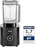 ZWILLING ENFINIGY Hochleistungsstandmixer 1.8 Liter, Mixer mit Edelstahl-Winglet-Klinge & 1600-Watt-Hochleistungsmotor, Schwarz