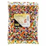 Idena 8270076 - Konfetti, 50 g, Mehrfarbig, aus Papier, Dekoration, Geburtstag, Karneval, Mottoparty