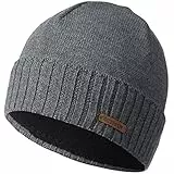 GIESSWEIN Herren Wildgrat Strickm tze, Grau (Kohle Melé 027), Einheitsgr e EU