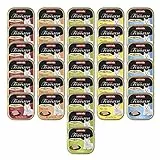 animonda vom Feinsten Mildes Menü Milde Vielfalt (32 x 100g), getreidefreies Katzenfutter nass ohne Zucker, leicht verdauliches Katzenfutter mit Putenfleisch