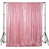 shidianyi 4 ftx6ft-blush-sequin Foto Hintergrund, Hochzeit Photo Booth, Fotografie Hintergrund (Blush)