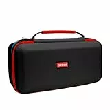 GXTrust 1252 XL Tasche für Nintendo Switch 2, Switch Hülle mit Stoßfeste Design, Tragegriff, Aufbewahrung für Joy-Con, Schutzhülle mit Tasche für Handgelenksriemen und 12 Spiele, Schwarz