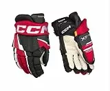 CCM Tacks XF Pro Handschuhe Senior, Größe:13 Zoll, Farbe:schwarz/rot/weiß
