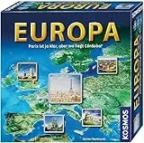 Kosmos 692636 Europa, Geografie Spiel, für 2-6 Spieler, ab 10 Jahre, Weltreise, Europa, Reise um die Welt, Brettspiel, Gesellschaftsspiel für die ganze Familie
