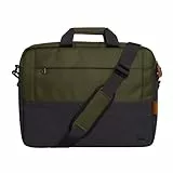 Trust Lisboa Laptoptasche 16 Zoll, Umhängetasche Herren Damen mit Trolley-Gurt, Tasche aus Recycelten PET-Flaschen, Arbeitstasche für Reisen Business MacBook Notebook HP Dell Asus Lenovo - Grün