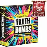 Truth Bombs – Partyspiel Gesellschaftsspiel Spieleabend mit Freunden – HCM Kinzel – 55138