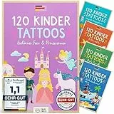 Famifidus 120 hautfreundliche Kinder Tattoos I I Dermatologisch SEHR GUT I Kindertattoos MADE IN GERMANY I Tattoo Kinder I Unsere Tattoos für Kinder