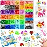 JOEJONI 30 Farben Wasserperlen Nachfüllset für kinder, 4000pcs Wassersperlen Starter set, Wasserperlen für Kinder, Leuchten im Dunkeln Wasserperlen für Kinder, für Anfänger DIY Spielzeug
