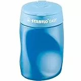 STABILO - Ergonomischer Dosen-Spitzer für Linkshänder - EASYsharpener - 3 in 1 - blau