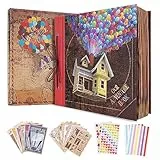 Our Adventure Book Scrapbook Album 12 x 12 Inch, DIY Handmade Travel Scrapbook Adventure Book for Couples, Anniversary Wedding,Christmas,Valentine's Day,Friend,etc Gifts (ADVENTURE) (2)