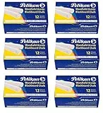 Pelikan Tafelkreide (6x 12er Packung, Weiß)