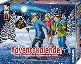 KOSMOS 632502 Die drei !!! Adventskalender, Löse das Rätsel um das Geheimnis auf der Ski-Freizeit, mit 24 Detektiv-Gimmicks, Spielzeug-Adventskalender für Kinder ab 8 Jahre