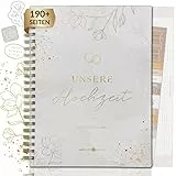 Lebenskompass® Hochzeitsplaner Buch mit praktischen Poster 'ALWAYS' Wedding Planner mit Terminplan, Listen und Tipps für eine perfekte Planung einer Hochzeit - mit Stickern - A5 +