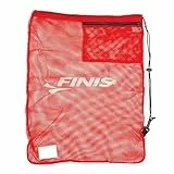 Finis Unisex-Adult Mesh Gear Bag Back Pack, Red, Pro