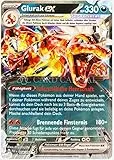 Glurak ex (Charizard ex) – OBF 125 – Obsidianflammen – Einzelkarte Deutsch – Tera Rare – Fähigkeit: Infernalische Herrschaft – Holo + Heartforcards® Versandschutz