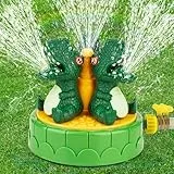 Dinosaurier Wassersprinkler für Kinder, Sprinkler Wasserspielzeug Garten, Rasensprenger, Wassersprenger, Wasserspielzeug Outdoor, Kinder Outdoor Spielzeug Garten