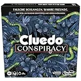 Cluedo Conspiracy Brettspiel für Erwachsene und Jugendliche, deutsche Version des Mystery Games, für 4-10 Spieler und ab 14 Jahren