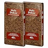 Floragard Mulch Universal Holzdekor braun 2 x 40 L